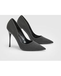 Faith - Kelly Faux Leather Glitter Very High Stiletto Heel Court Shoes - Lyst