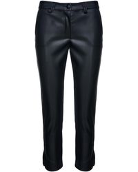 Conquista - Faux Leather 7/8 Pants - Lyst