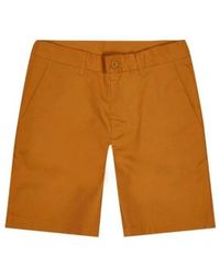 Fred Perry - S1507 644 Bruine Korte Broek - Lyst