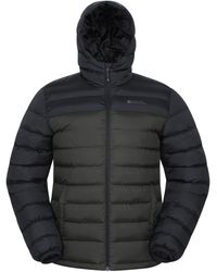 Mountain Warehouse - 'Season' Padded Jacket With Side Pockets Water Resistant Warm Coat Polyamide - Lyst