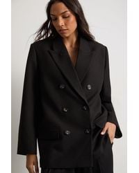 Warehouse - Premium Double Breasted Blazer - Lyst
