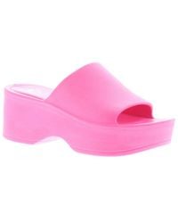 Rocket Dog - Sandals Heeled Wedge Petal Slip On Fuschia - Lyst