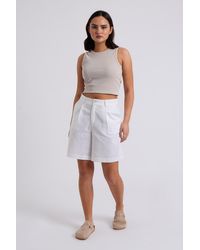 Urban Bliss - Linen Blend Short - Lyst