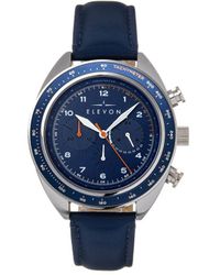 Elevon Watches - Bombardier Chronograph Leather-Strap Watch - Lyst