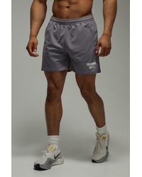 BoohooMAN - Training Dept Mesh 5Inch Short - Lyst