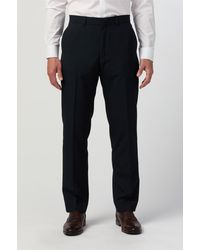 Limehaus - Flat Fronted Regular Suit Trousers - Lyst
