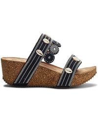 b.soleful - Lurina Sandals Faux Leather - Lyst