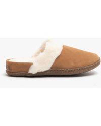 Sorel - Nakiska Slide Ii Mule Slippers Camel - Lyst
