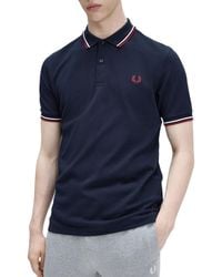 Fred Perry - M3600 Twin Tipped Polo Shirt - Lyst