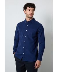 MAINE - Corduroy Long Sleeve Shirt Cotton - Lyst