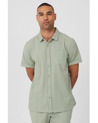 Brave Soul - Short Sleeve Button-Up Shirt With Chest Pocket - Lyst