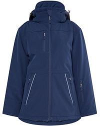 Icebound - Softshell Jas Marine - Lyst