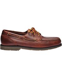 Sebago - Ladies Nina Waxed Leather Bala Moccasin /Gum) - Lyst