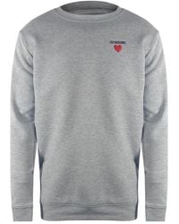 Moschino - Love Heart Logo Sweatshirt Cotton - Lyst