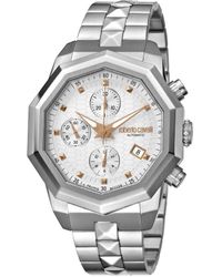 Roberto Cavalli - Dial Stainless Steel Watch - Lyst