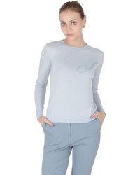Crown of Edinburgh Cashmere - Long Sleeve Art 004 Light Letter J - Lyst