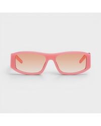 CASABLANCA - Rectangular Comb Acetate Sunglasses - Lyst