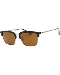 Emporio Armani - Shiny Frame Dark Lensed Sunglasses - Lyst