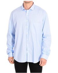 Café Coton - Slim Long Sleeve Shirt With Lapel Collar Milleraies3 - Lyst
