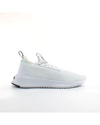 PUMA - Avid Knit Textile Lace Up Trainers 369346 02 - Lyst
