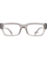Prada - Rectangular Hematite Prc02V - Lyst