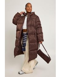 Boohoo - Plus Longline Puffer Jacket - Lyst