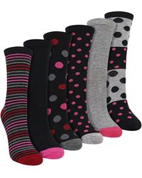 Sock Snob - 6 Pack Ladies Bamboo Socks Soft Breathable Patterned Everyday - Lyst