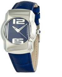 Chronotech - Blue Leather Watch - Lyst