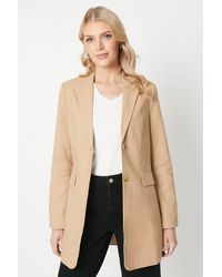 PRINCIPLES - Oversized Linen Blazer - Lyst