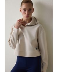 Penti - Half-Zip Hooded Midi Sweatshirt - Lyst