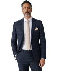 Paul Andrew - Tweed Herringbone Formal Check Blazer - Lyst