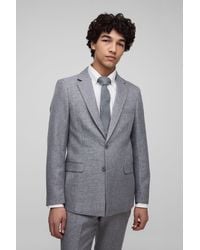 BoohooMAN - Slim Fit Single Breasted Suit Jacket - Lyst