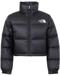The North Face - Nuptse Short Jacket Nylon - Lyst