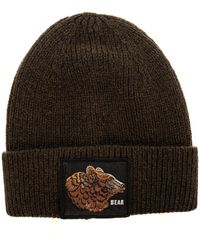 John Frank - Hat With Hem And Label On The Front Jfbn18W04 - Lyst