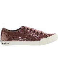 Seavees - Monterey Rose Woven Sequins Cambria Sneaker Shoes Textile - Lyst
