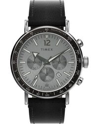 Timex - Standard Chrono Watch Tw2W47400 Leather (Archived) - Lyst