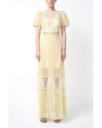 True Decadence - Jewel Neck Short Sleeve Maxi Wrap Dress - Lyst