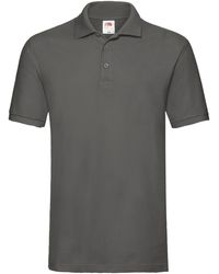 Fruit Of The Loom - Premium Short Sleeve Polo Shirt - Lyst