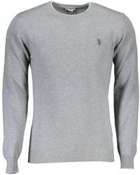 U.S. POLO ASSN. - Elegant Slim Fit Crew Neck Sweater - Lyst