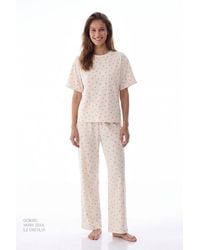 Penti - Gardenya Hallie Scarf Pattern Short Sleeve Pajama Set - Lyst