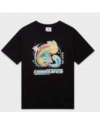 CASABLANCA - Manga Tennis Ball Printed T-Shirt Cotton - Lyst