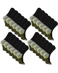 Sock Snob - 24 Pairs Non Slip Grip Work Socks - Lyst