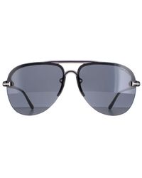 Tom Ford - Terry 02 Ft1004 20a Grijs Smoke Zonnebril - Lyst
