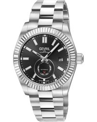 Gevril - Automatic West Village 316L Stainless Steel Case, Sunray Dial, Bracelet - Lyst