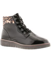Marco Tozzi - Boots Ankle Mollie Lace Up Patent - Lyst