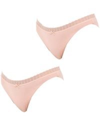 DIM - Pack-2 Eco- Panties With Matching Interior Lining D09Aj - Lyst