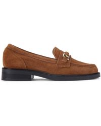 Carvela Kurt Geiger - Suede Noto Loafer Loafers - Lyst