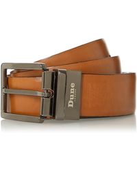 Dune - Opra Reversible Leather Belt - Lyst