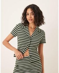 ASOS - Shrunken Shirt Co-Ord - Lyst
