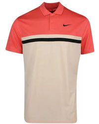 Nike - Victory Colour Block Dri-Fit Polo Shirt (Magic Ember/Artic/) - Lyst
